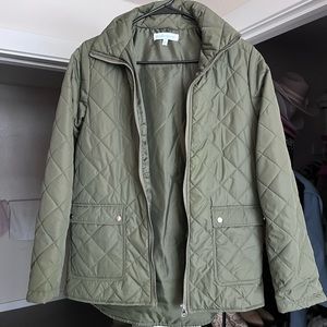 Green Quilted Jacket
